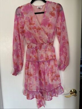 Japana like new dress chiffon babydoll style size L